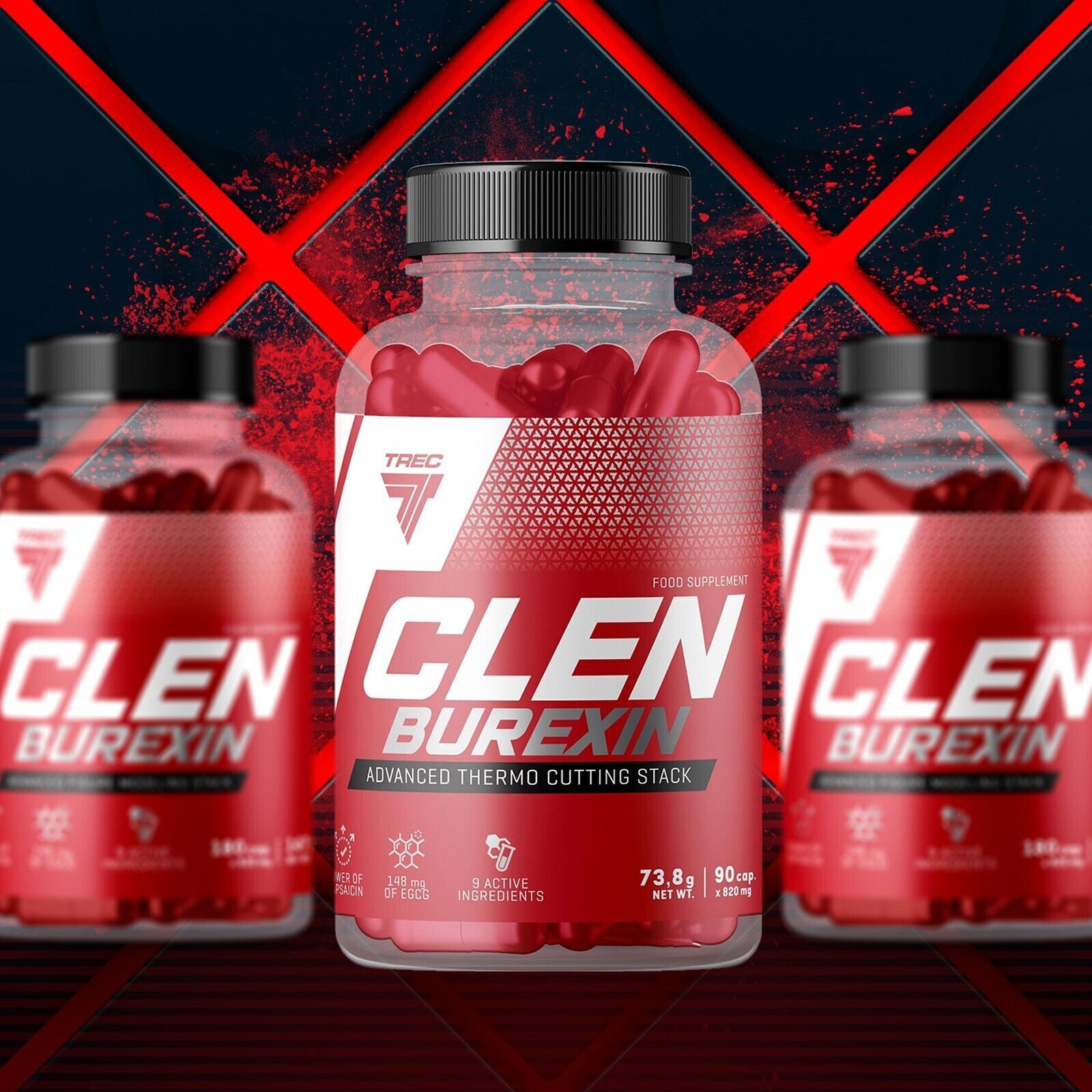 TREC NUTRITION CLENBUREXIN – Legendary Thermogenic Fat Burner – Weight Loss