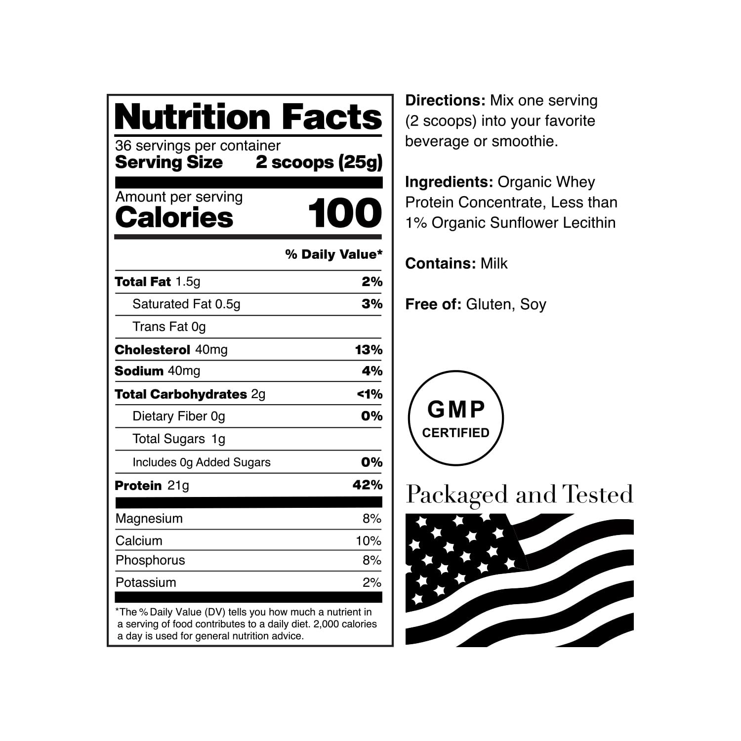 NorCal Organic Whey Protein | 100% GrassFed, USDA Certified | Pure, Clean Pro…