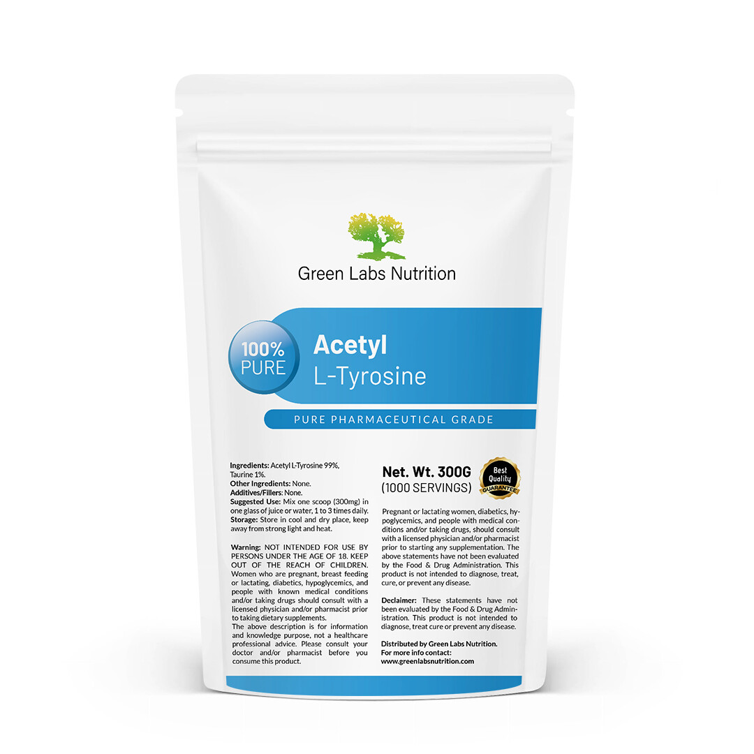 N-Acetyl L-Tyrosine Pure Powder MENTAL FOCUS ANTI STRESS NEUROTRANSMITTER