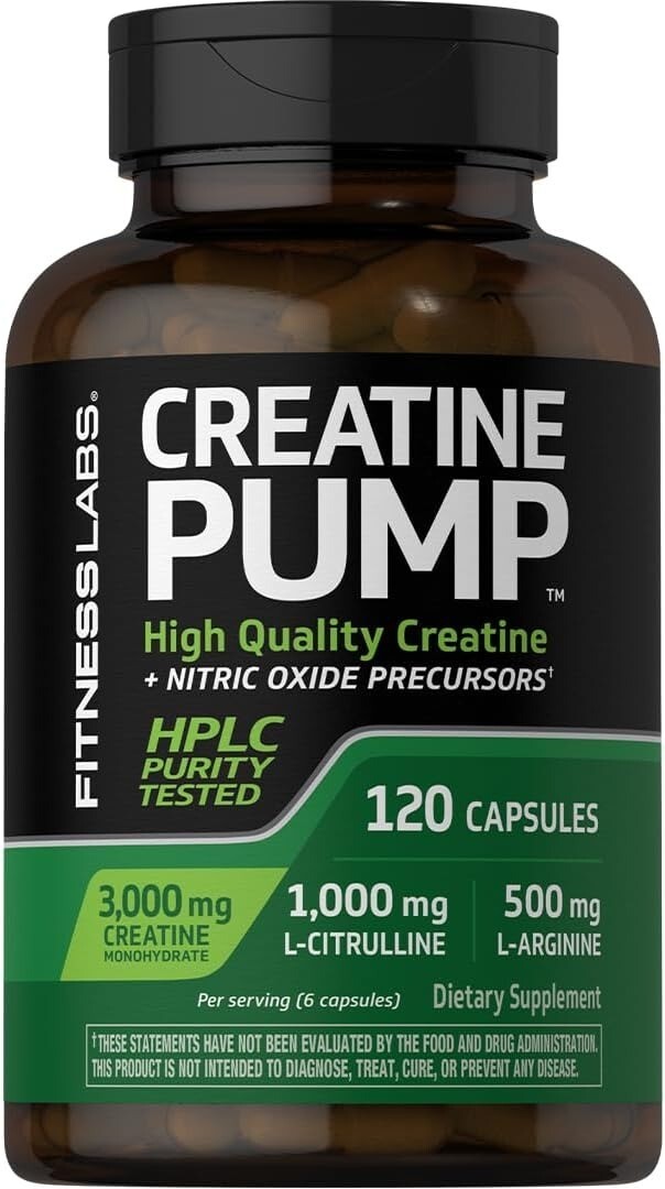 Creatine Capsules-120 Count-3000Mg-German Creatine Monohydrate-creapure