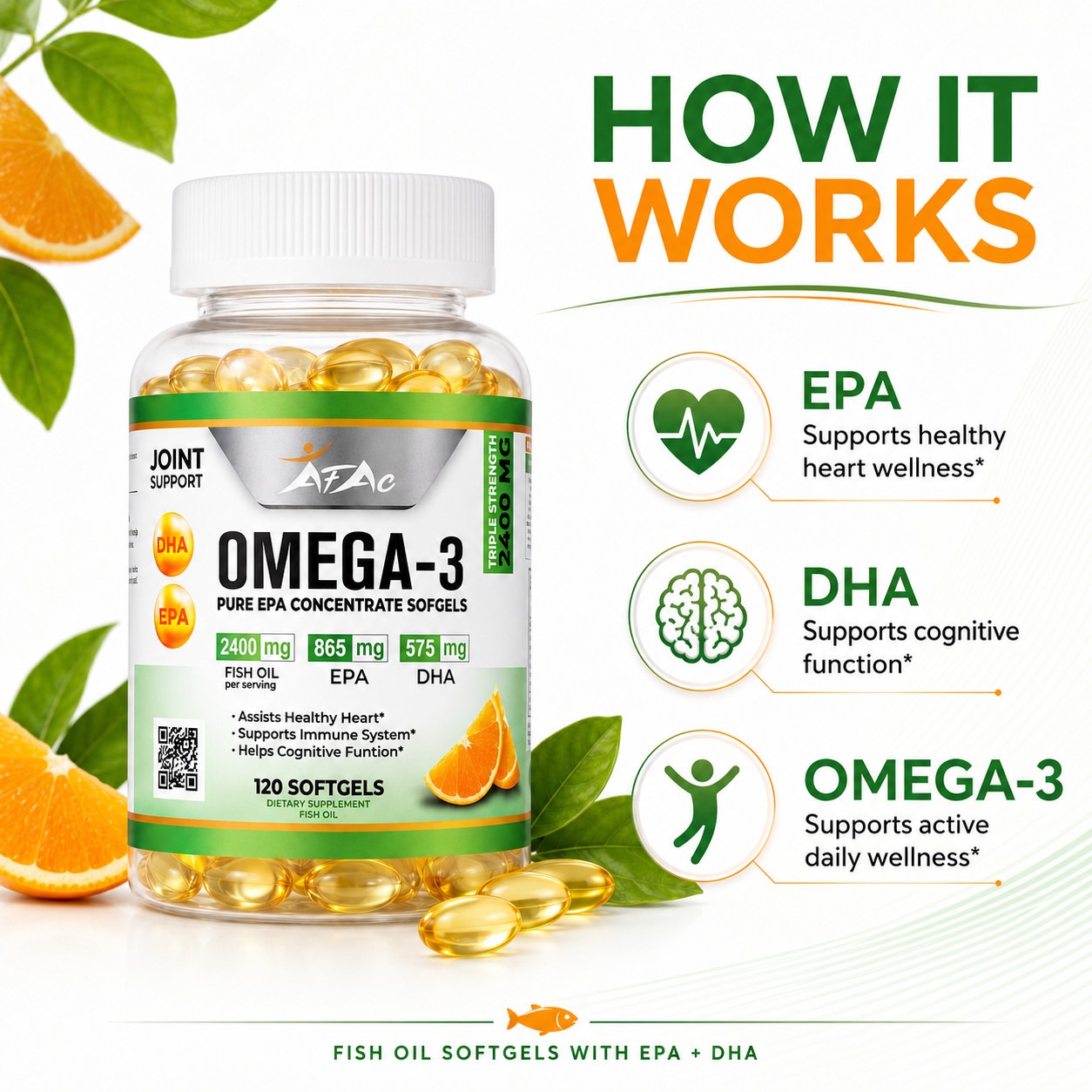 OMEGA 3 FISH OIL 1.000 MG ALFA 100 CAPSULES Omega3