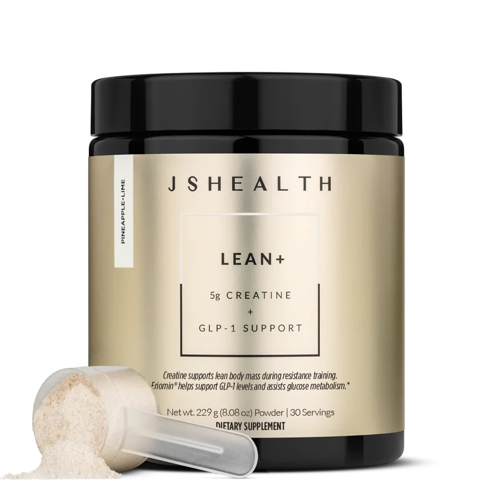 JS Health Lean+ Powder Formula enhanced for metabolic, gut support