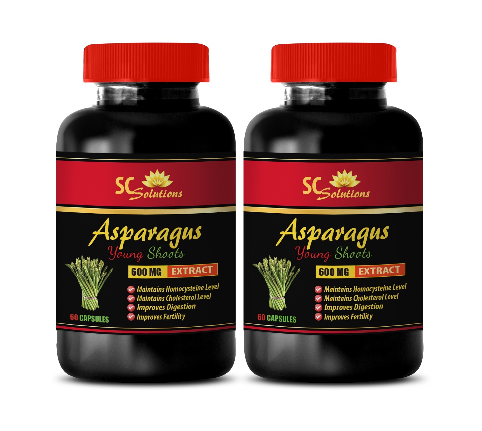 Whole food hydration – ASPARAGUS YOUNG SHOOTS – Radiance-focused aid 2Bot 120Cap