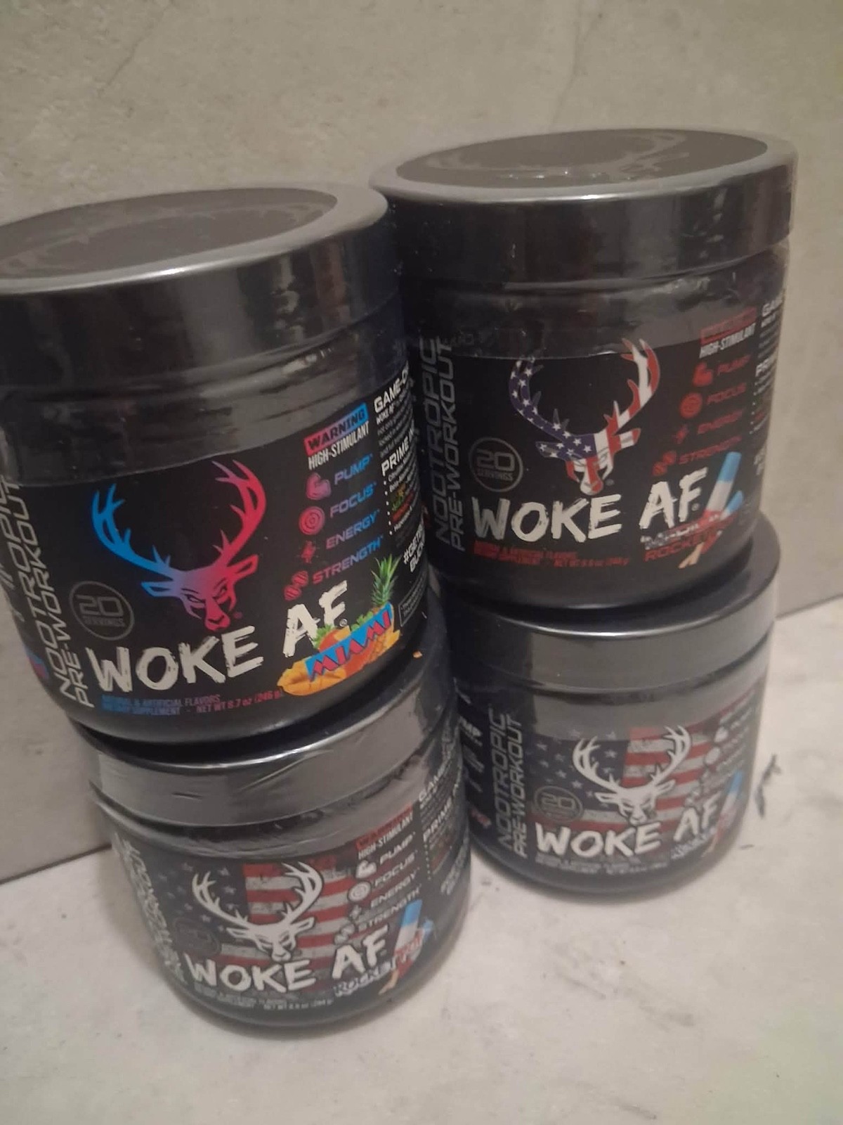 bucked up pre workout woke af brand new still sealed