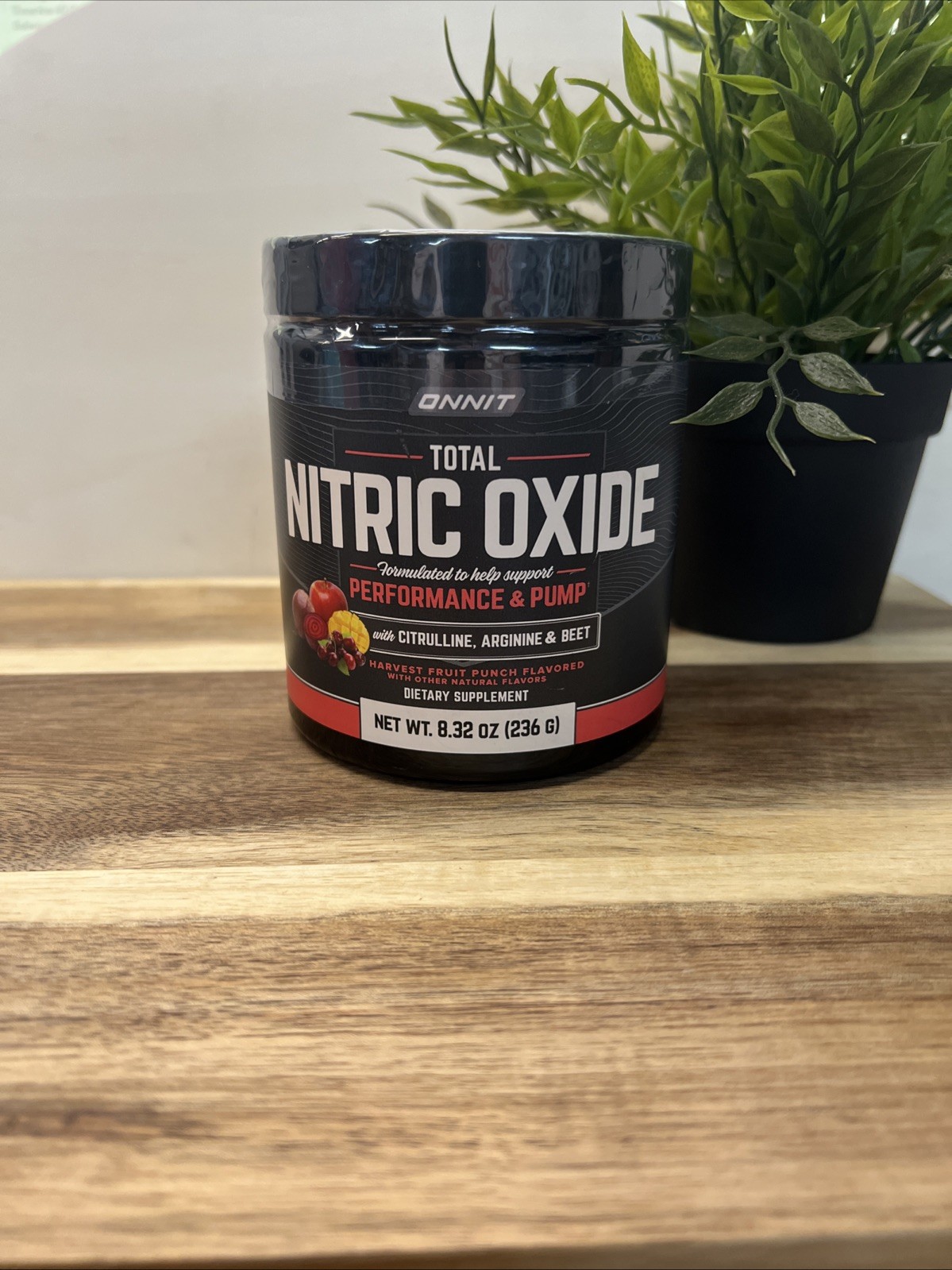 Onhit Total Nitric Oxide Pre-Workout Powder w Beet Root 20 Servings EXP 7/27