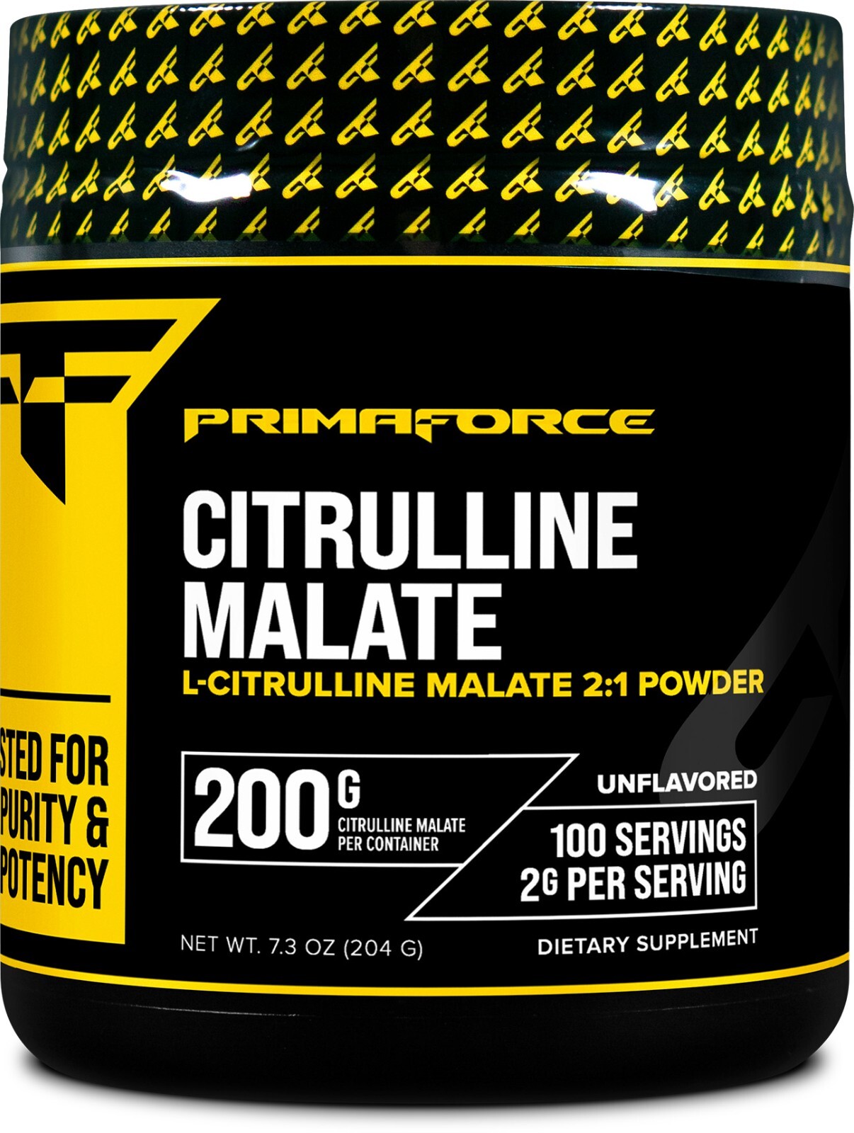 PrimaForce L-Citrulline Malate Powder – 200g, Unflavored Pre Workout Supplement