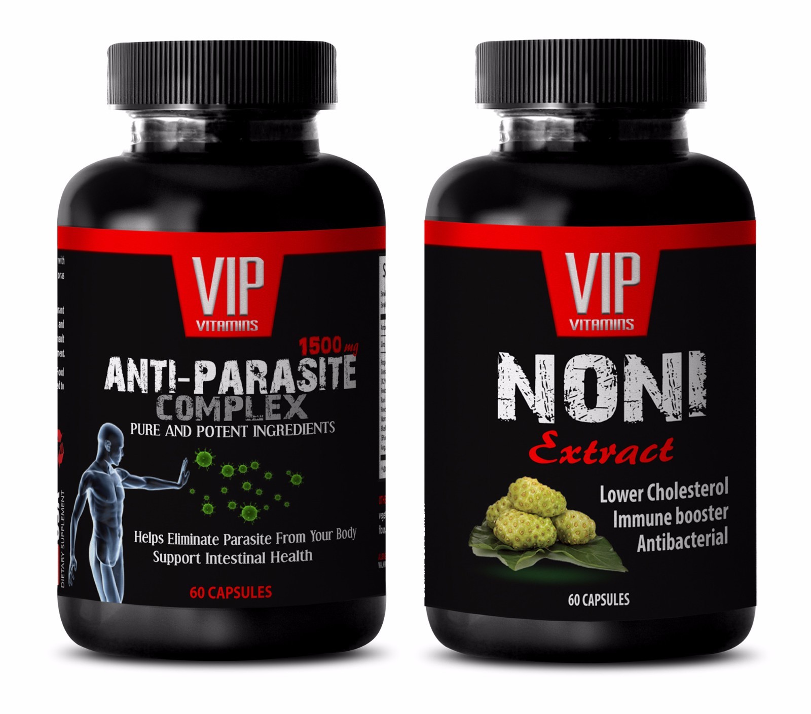Energy vitamins for men – ANTI PARASITE – NONI COMBO – noni raspberry