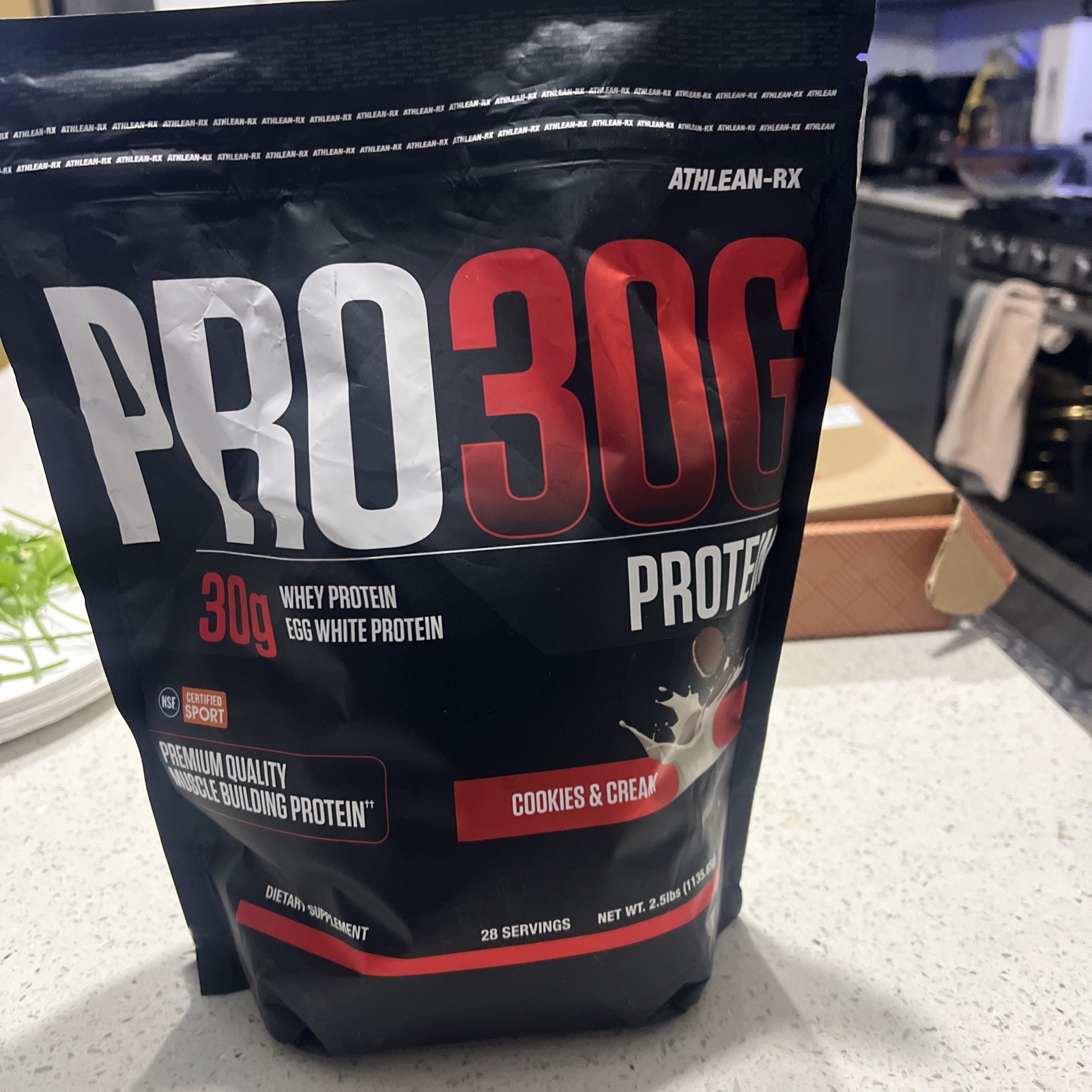 ATHLEAN-X PRO-30G, Premium Whey Protein Isolate Powder, Cookies and Cream
