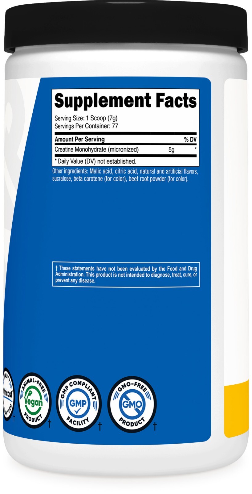 Nutricost Creatine Monohydrate Powder (500G) (Pineapple Mango)