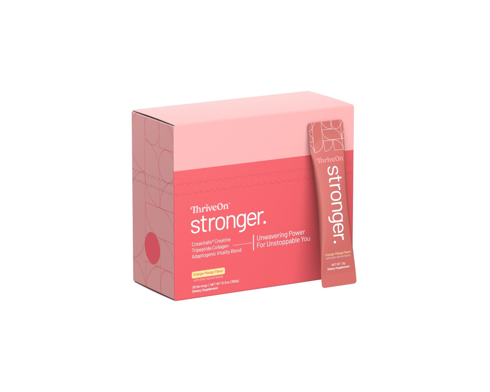 ThriveOn Stronger Women’s Creatine Collagen 5g 3g 30 Sachets