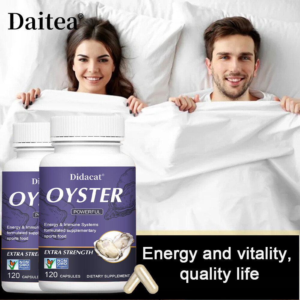 Oyster Extract Powder 1000mg Libido Supplement – Energy Immunes Systems 2BOTTLES