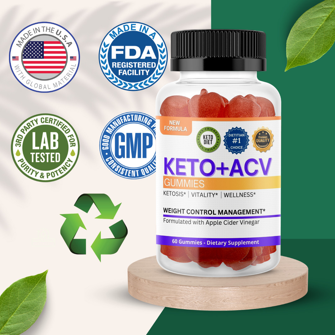 (3 Pack) Keto+ACV Gummies – Keto Apple Cider Vinegar Gummies