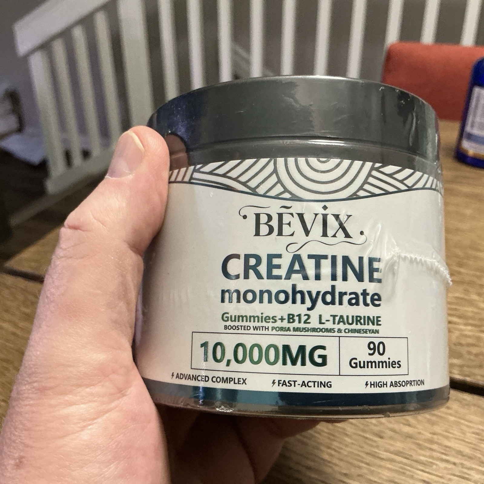 Creatine Gummies 90 Count Gummies Energy Strength Muscle Build-B12-Taurine