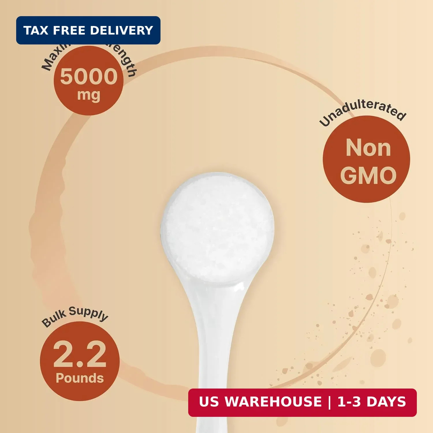 NatureBell Creatine Monohydrate Powder 1,000g, 5,000mg Per Serving, 200 Servings