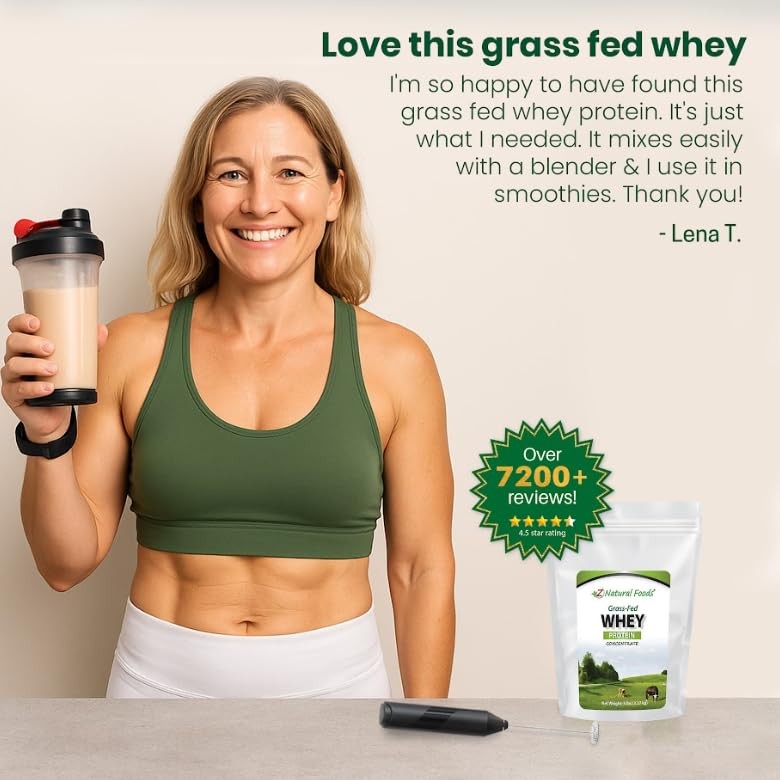 Grass-Fed Whey Protein Concentrate 5 Lb – Cold Processed, Clean Powder