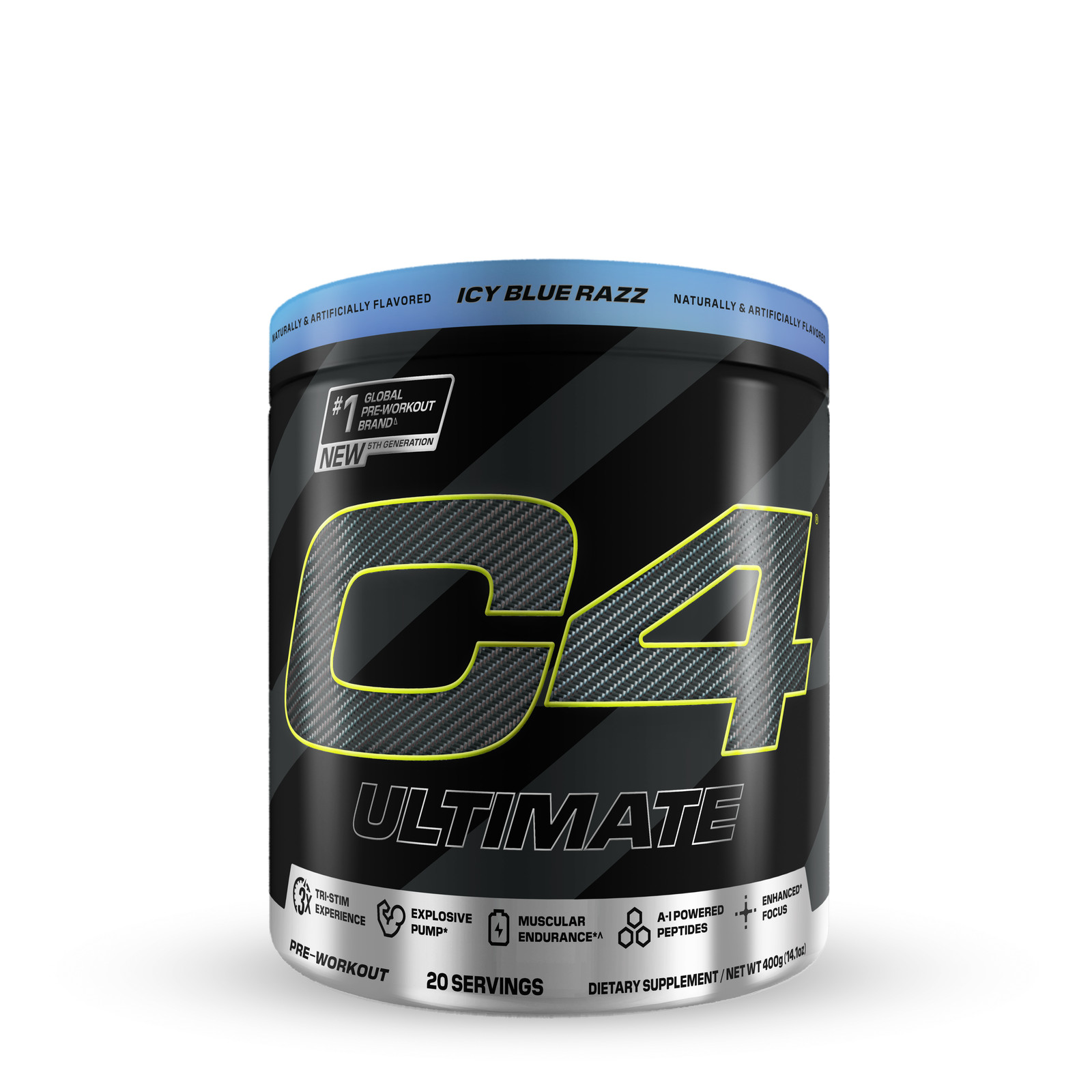 C4 Ultimate Pre-Workout – Icy Blue Razz (20 Servings)