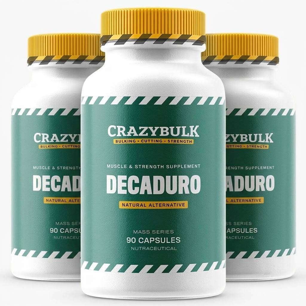 3 Pack CrazyBulk Decaduro Stack Recovery Energy Workout 90 capsules Free Ship