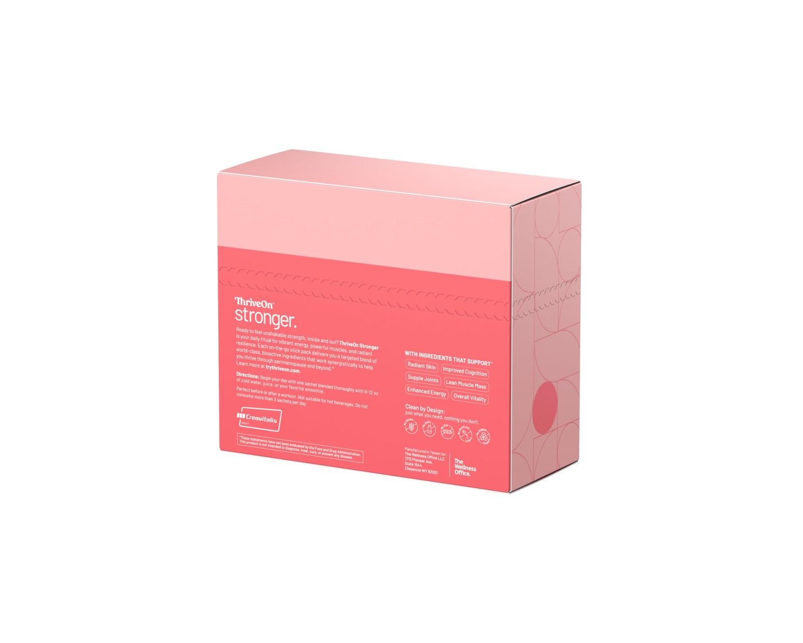 ThriveOn Stronger Women’s Creatine Collagen 5g 3g 30 Sachets
