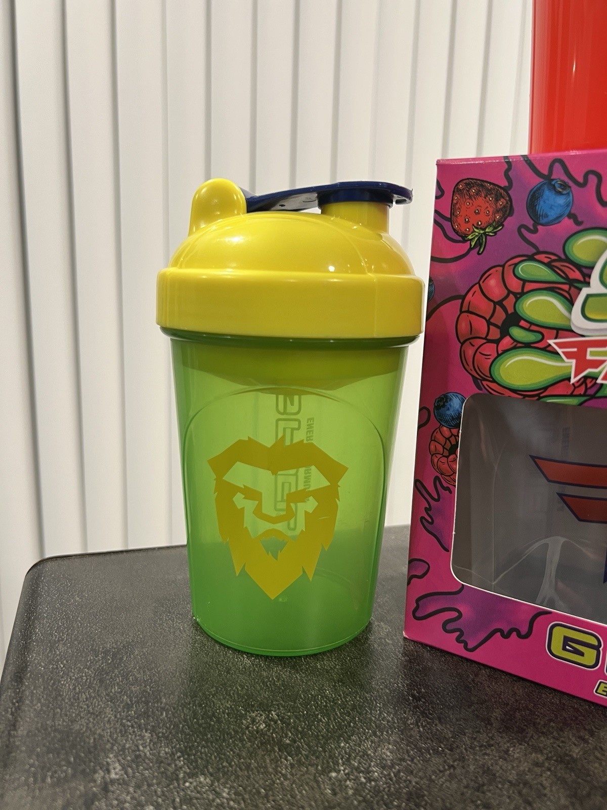 Gfuel FaZe Collector’s Box/Shaker Cups (Rug, Temperrr, Sour FaZeberry, Faze X)