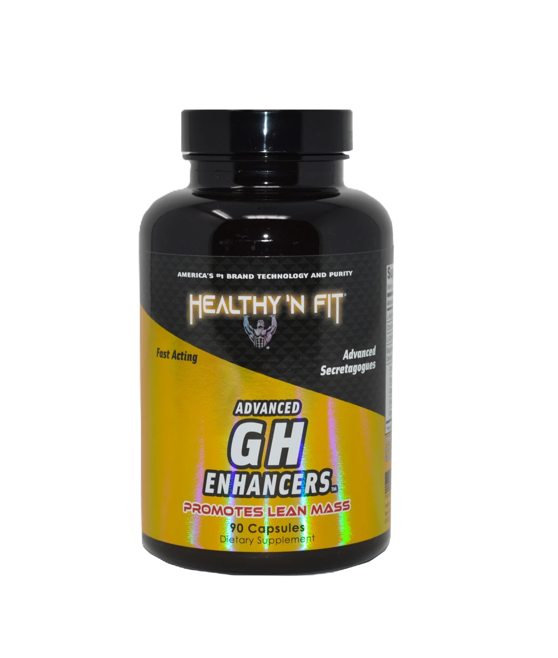 Healthy N Fit- GH Enhancers 90 Caps – GH, IGF1, NO2: Recovery, Rest, Repeat