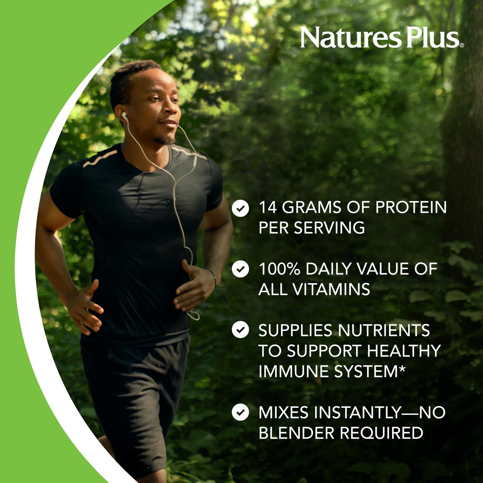 Naturesplus Spiru-Tein Banana – 2.4 Lb Pack Of 2 – Plant-Based Protein Shake –