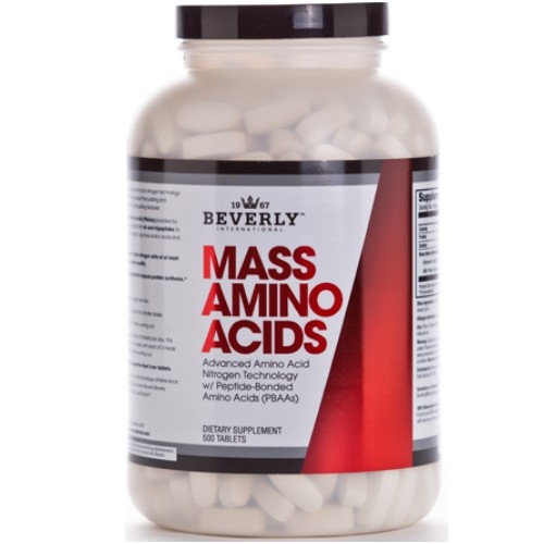 Beverly International MASS AMINO ACIDS 500 Tablets Advanced Formula Exp 01/09/26