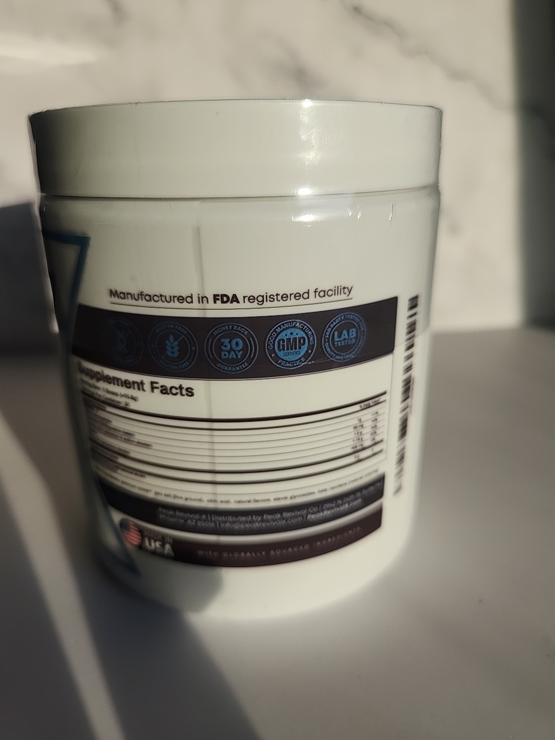 Peak Revival-X Performance Micronized Creatine Monohydrate Electrolytes Raspberr