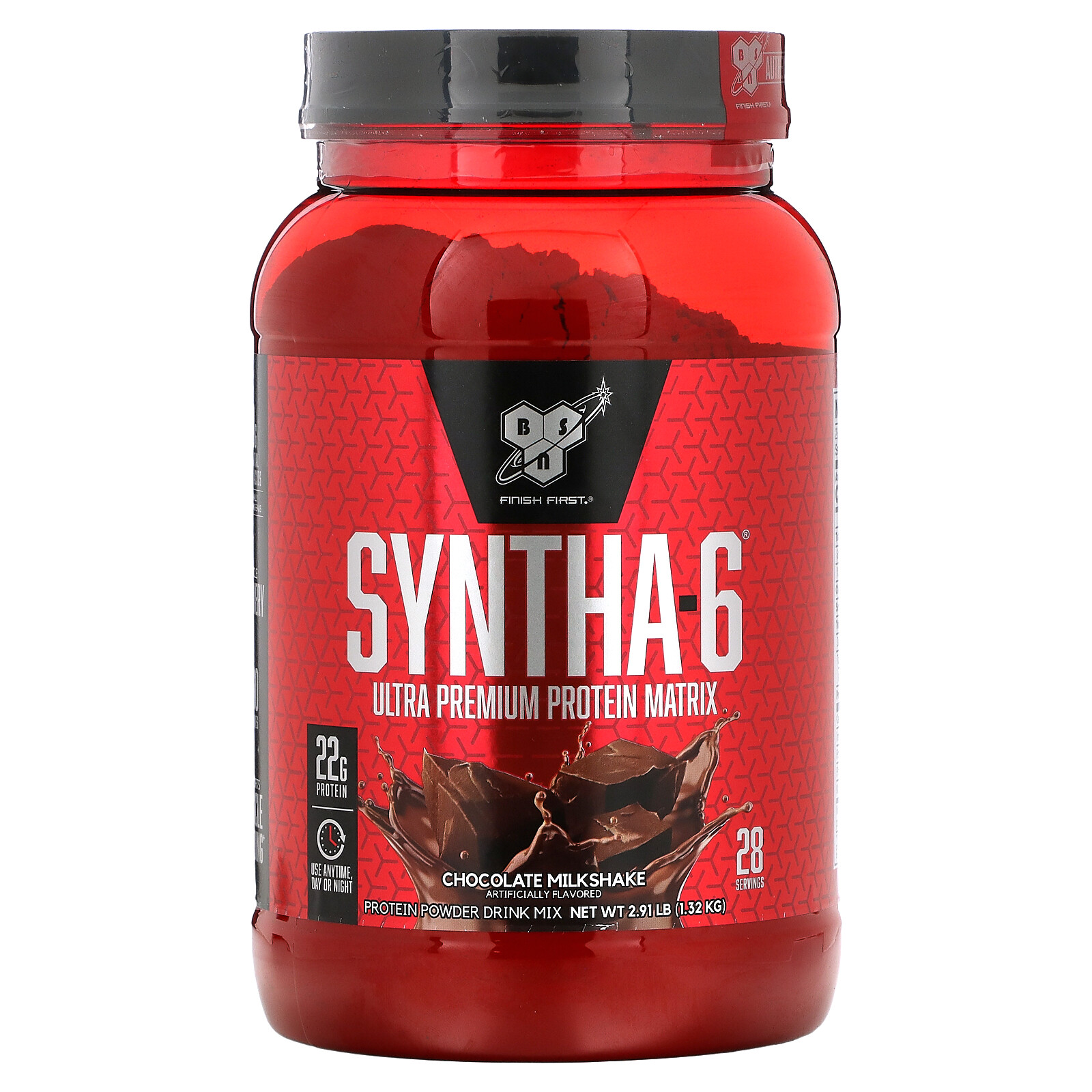 Syntha-6, Ultra Premium Protein Matrix, Chocolate Milkshake, 2.91 lb (1.32 kg)