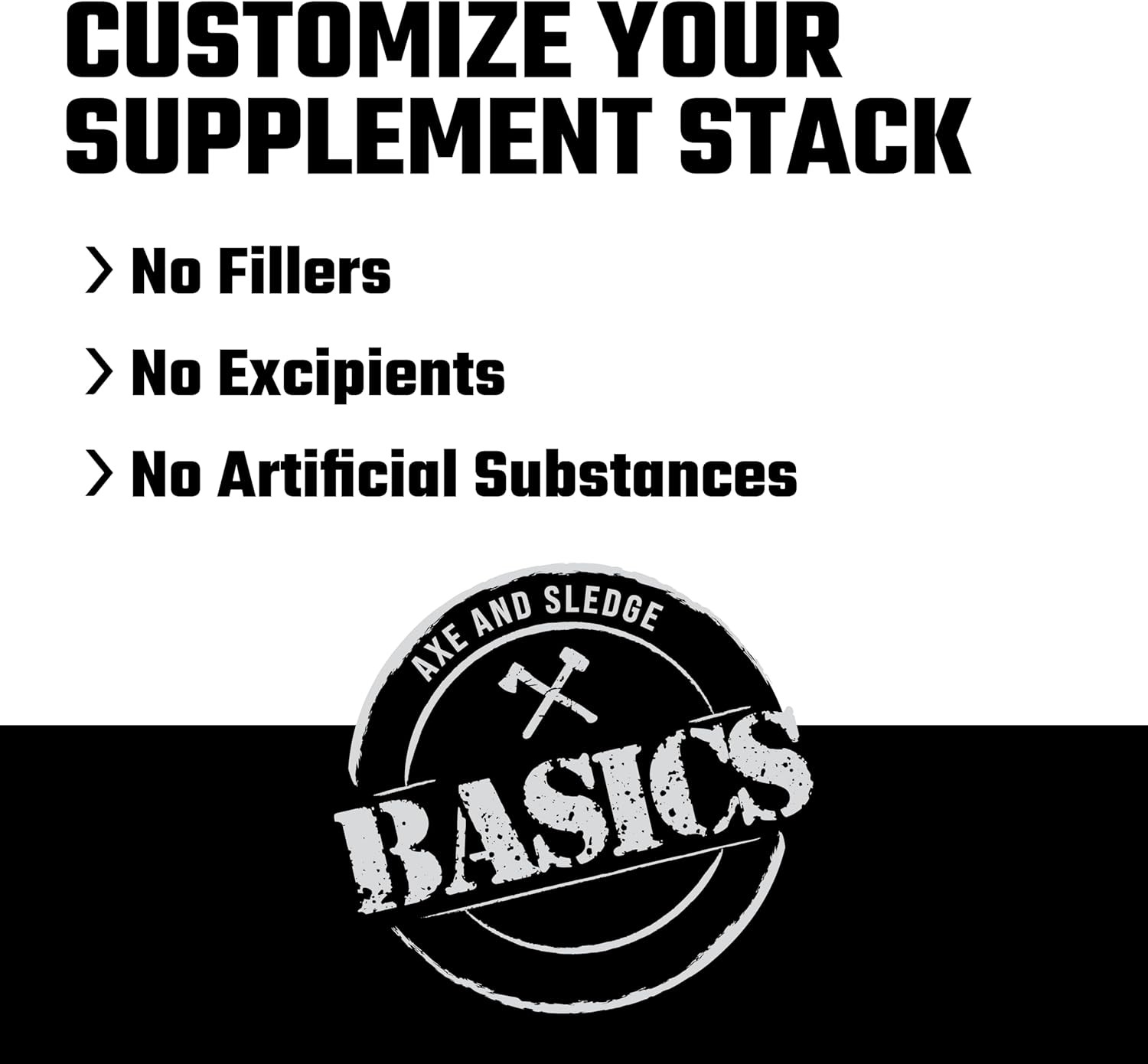 Axe & Sledge Supplements Basics Creatine, Enhances Strength, Increases Lean…