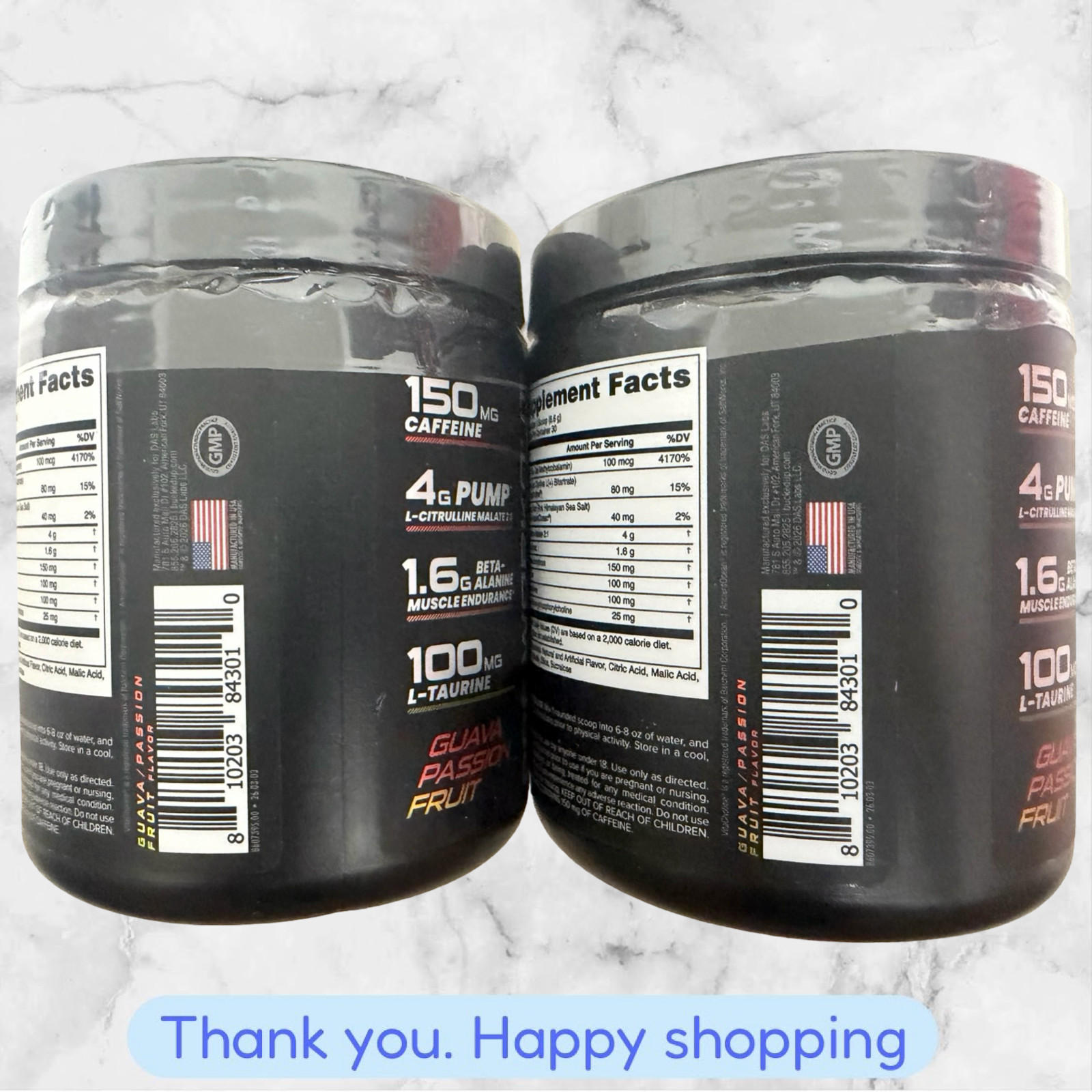 2X BUCKED UP CLASSIC High-Stim GuavaPassion PRE-WORKOUT 30 SERVINGS NEW SHIP