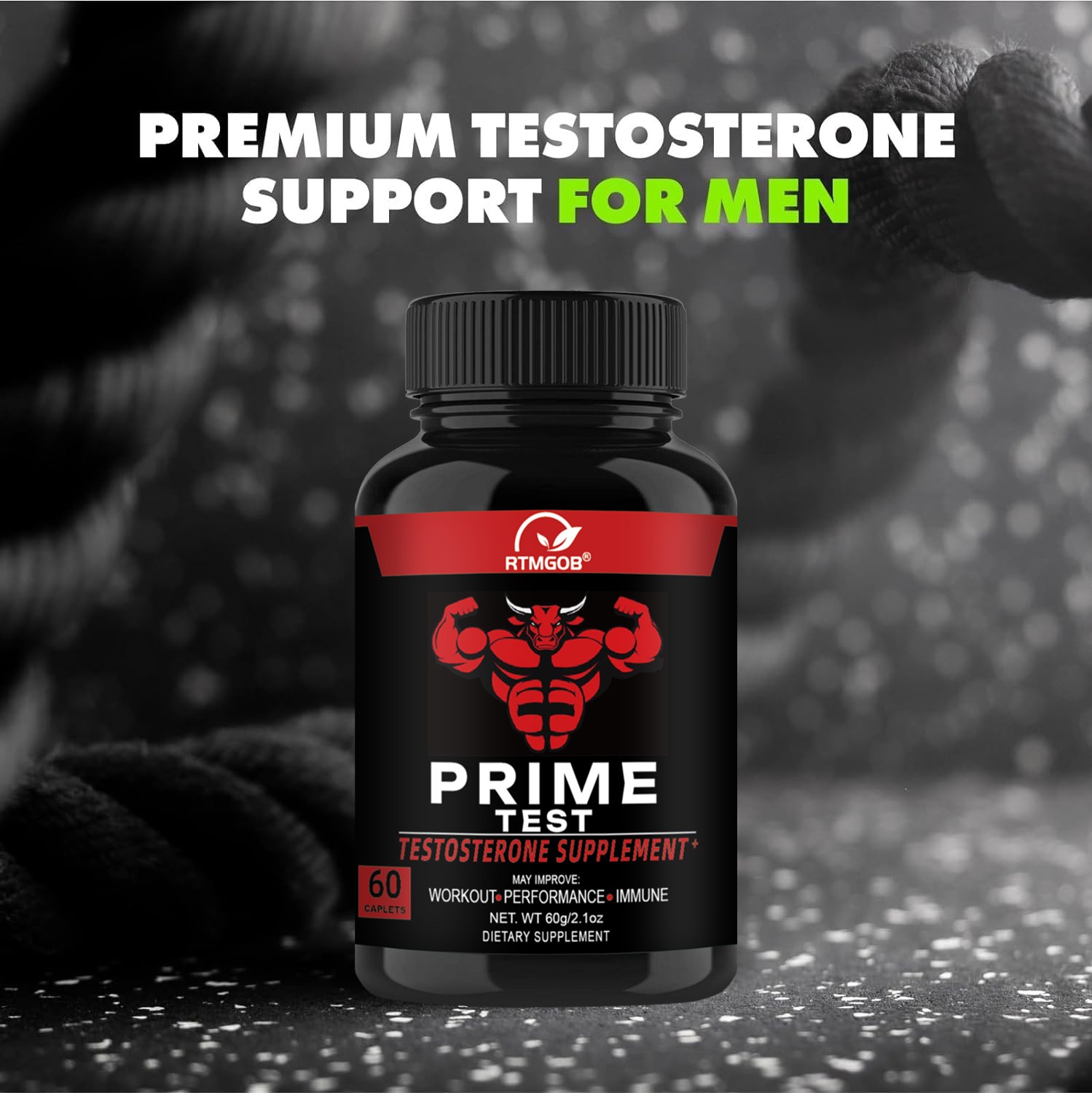 2 PCS PRIME LABS TESTOSTERONE Booster Test Natural Stamina Endurance 60Caplets