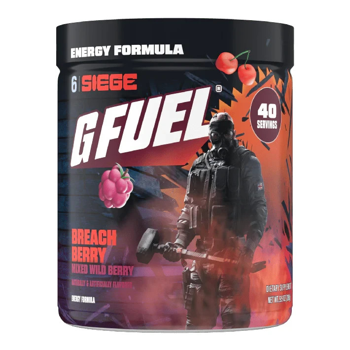 G Fuel Breach Berry GFuel 40 Servings