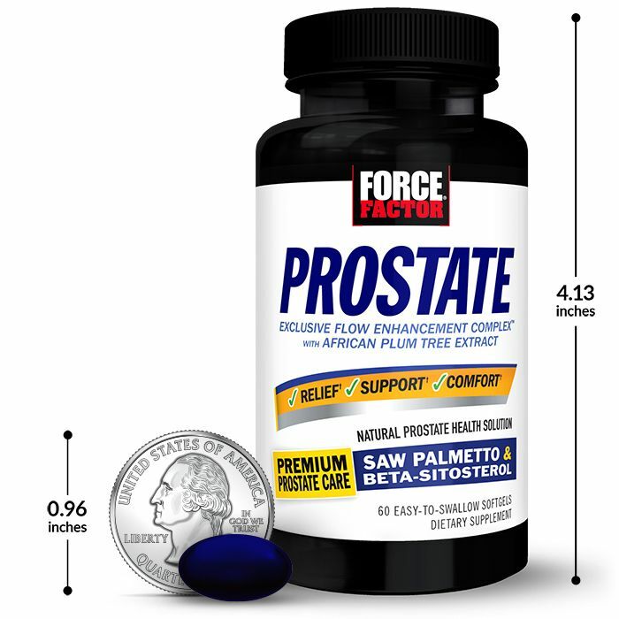 Force Factor Prostate – Prostate Support w/ Beta-Sitosterol & Saw Palmetto