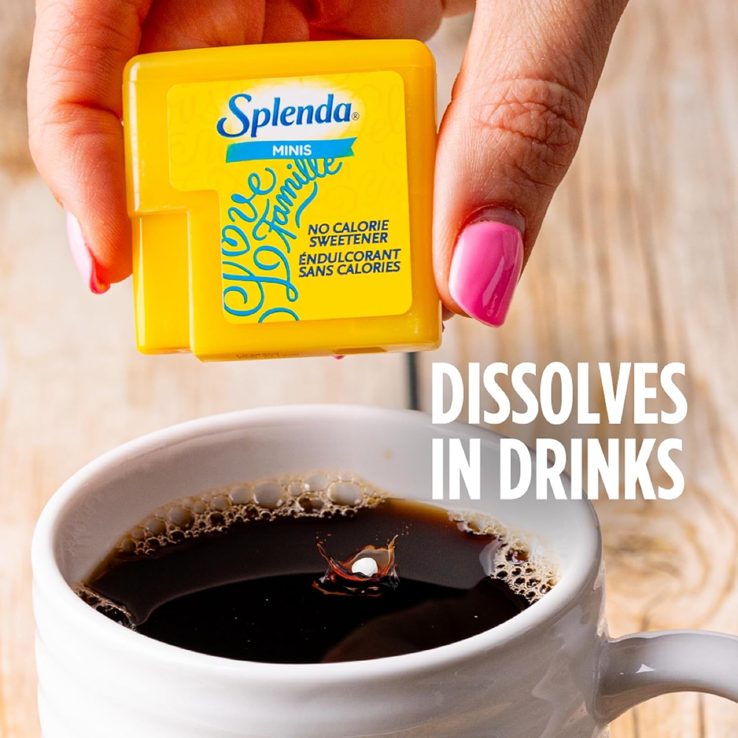 SPLENDA No Calorie Sweetener, Mini Dissolvable Tablets 200 Count (Pack of 1)