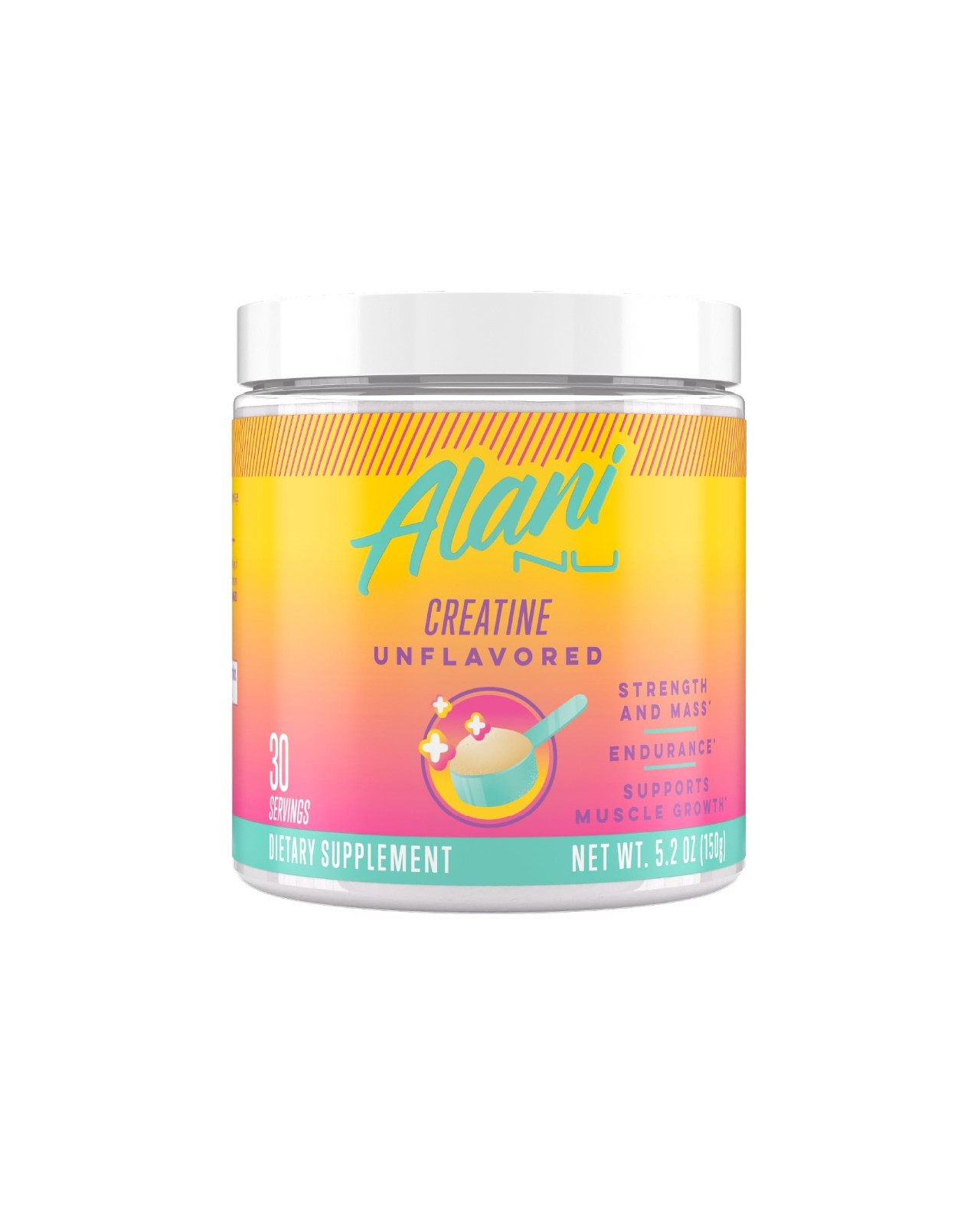 Micronized Creatine Monohydrate Powder – Unflavored, Vegan, Gluten & Sugar Free,