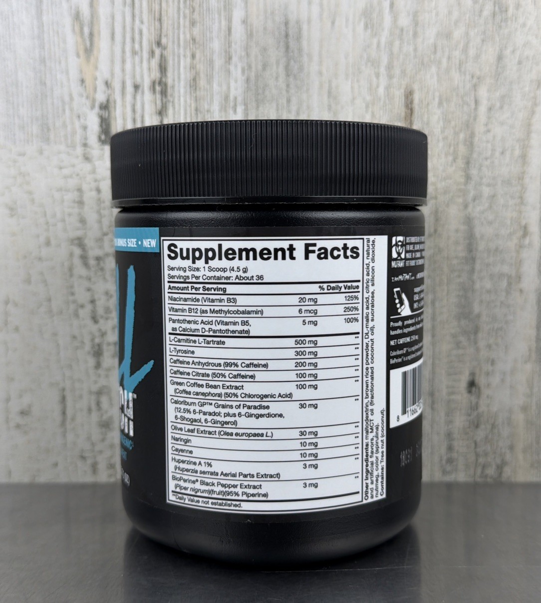 MUTANT KILL SWITCH Thermogenic Fat Burner Explosive Pre Workout 36 Servings