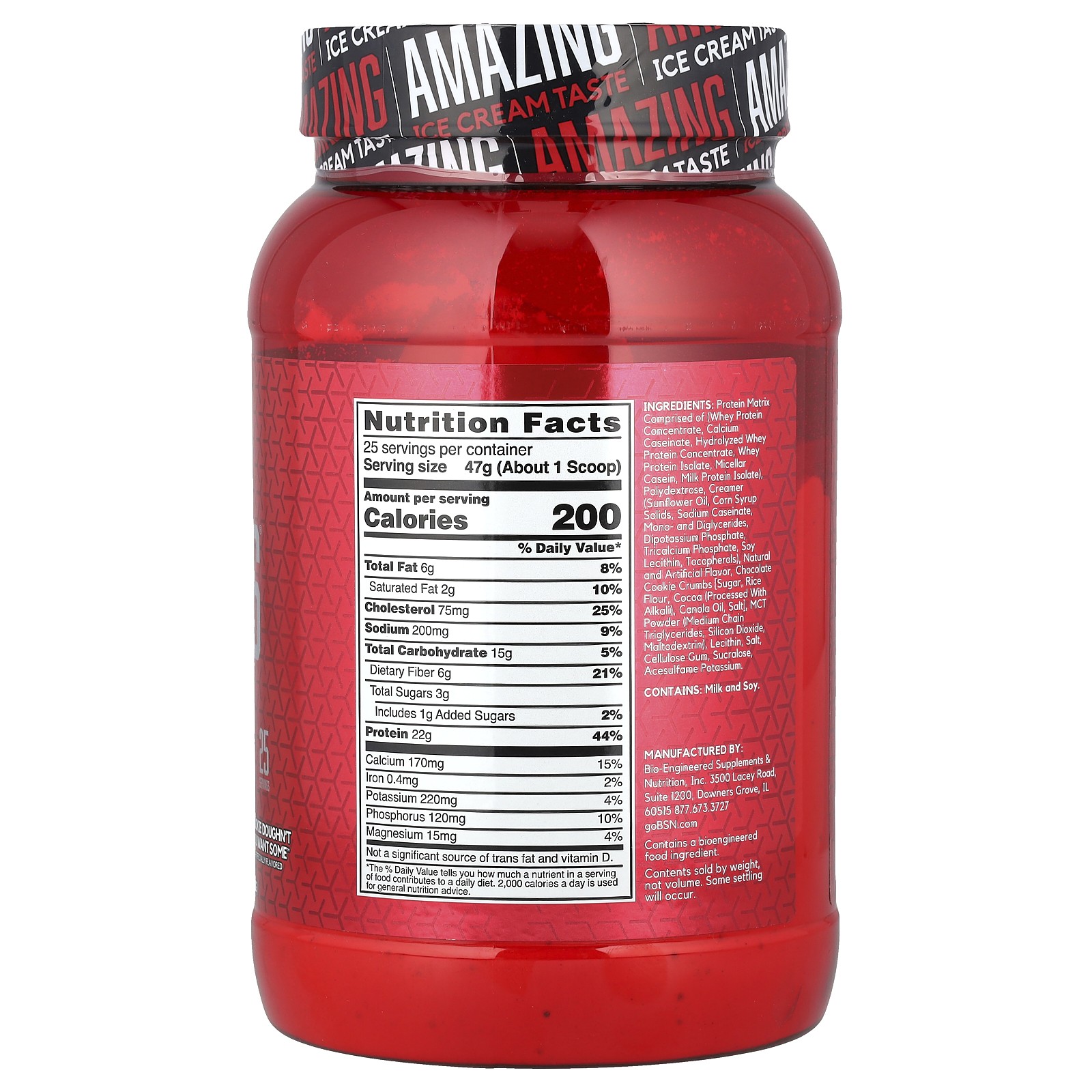 Syntha-6, Cold Stone Creamery, Cookie Doughn’t You Want Some, 2.59 lb (1.17 kg)