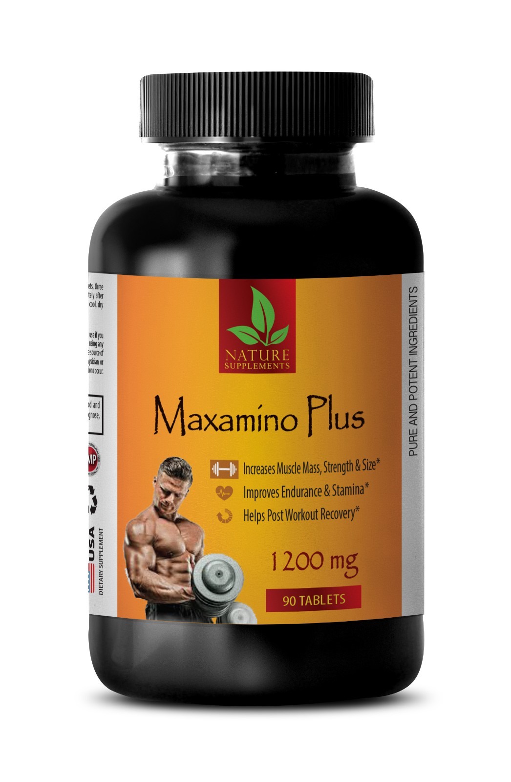 extreme muscle growth – MAXAMINO PLUS 1200mg – amino acid complex – 90 Tablets