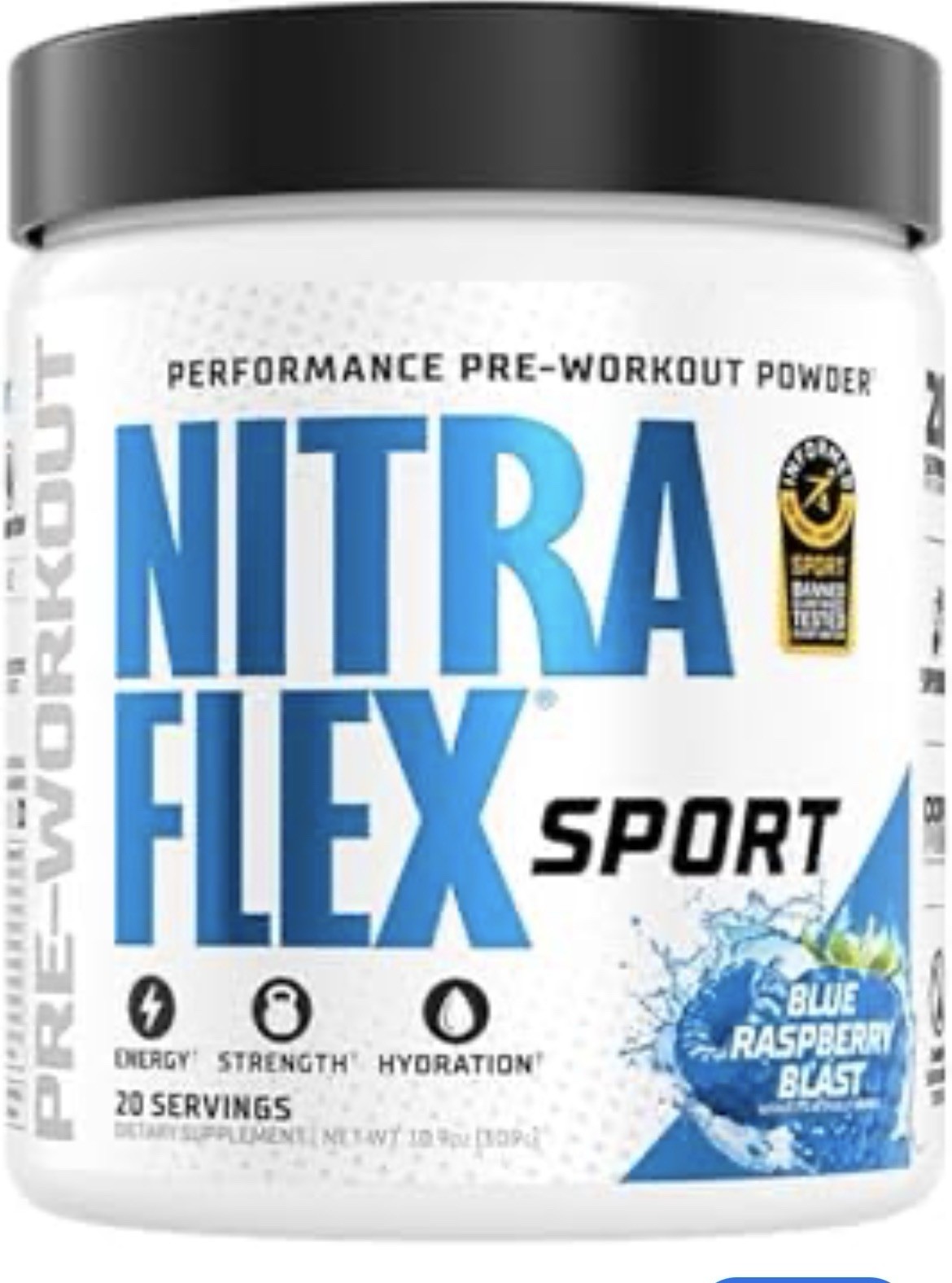 Nitraflex Sport Blue Raspberry Pre-Workout Powder