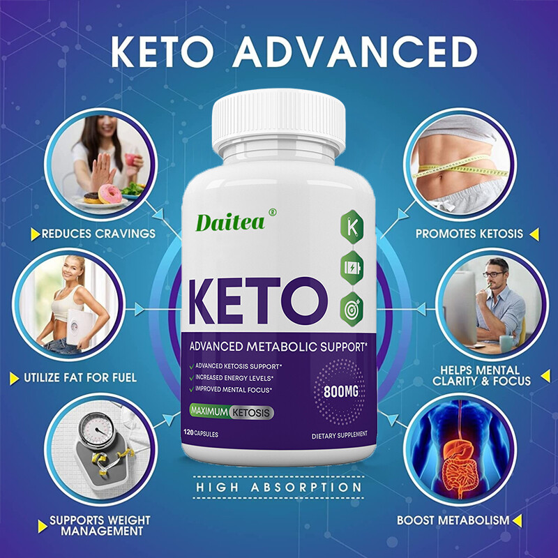 Keto ACV Diet Capsules for Fat Burning, Weight Loss and Detoxification