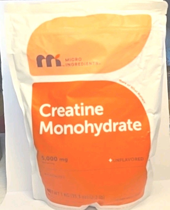 Micro Ingredients Creatine Monohydrate Powder 1 kg (2.2 Pound (Pack of 1)