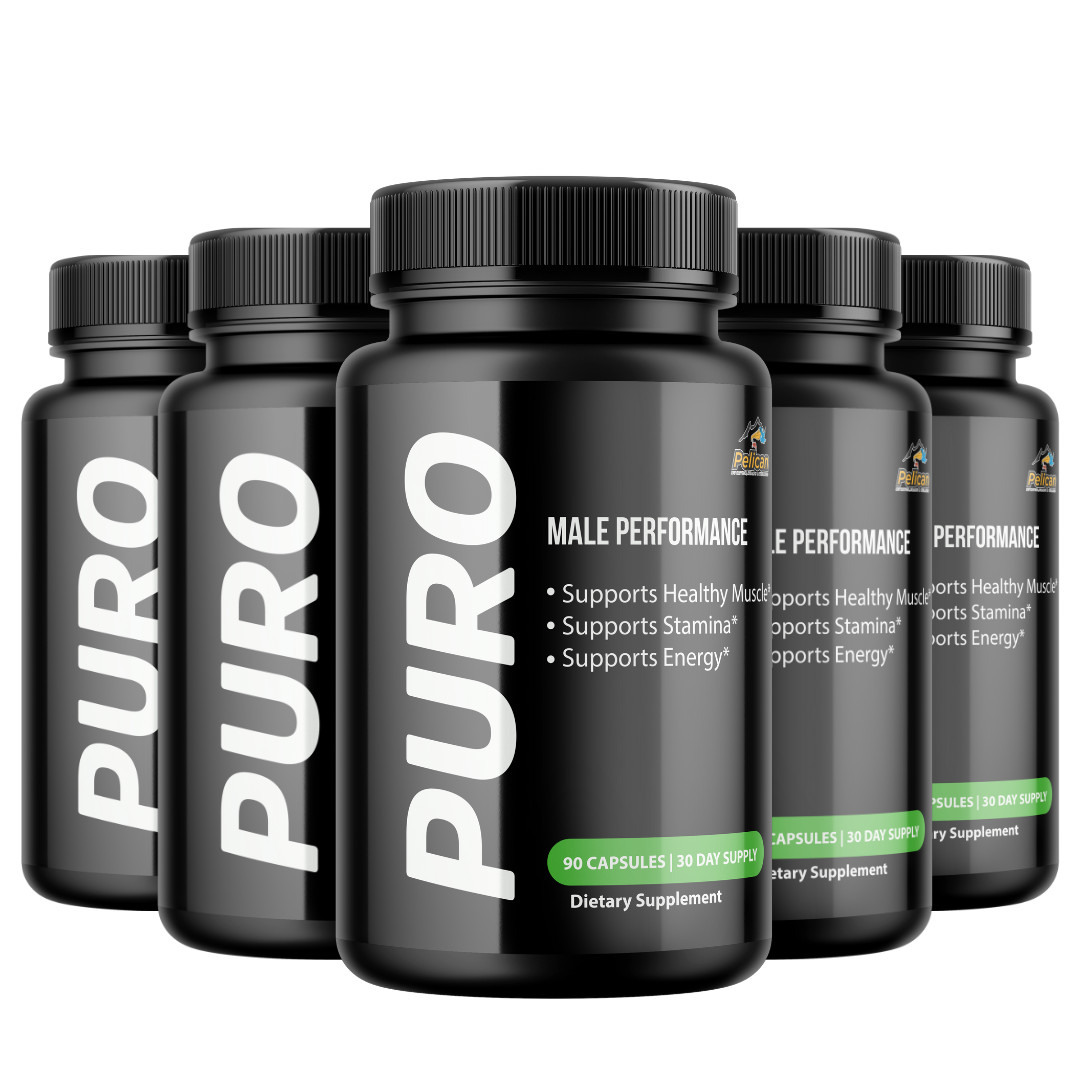 PURO- Bodybuilding & Weight Support- 5 Bottles- 450 Capsules