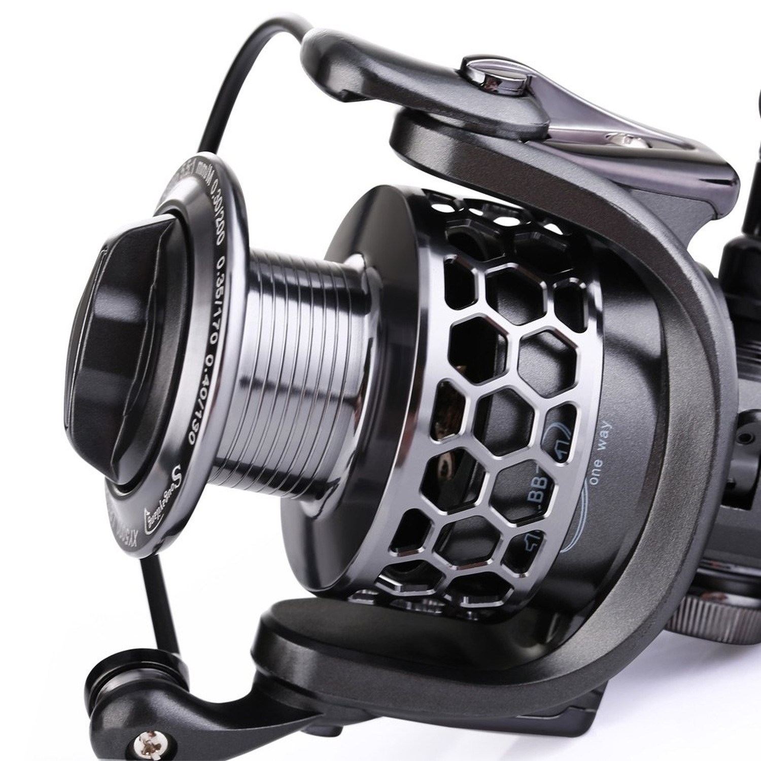 Sougayilang Fishing Reel 13+1BB Light Weight Ultra Smooth Aluminum Spinning F…