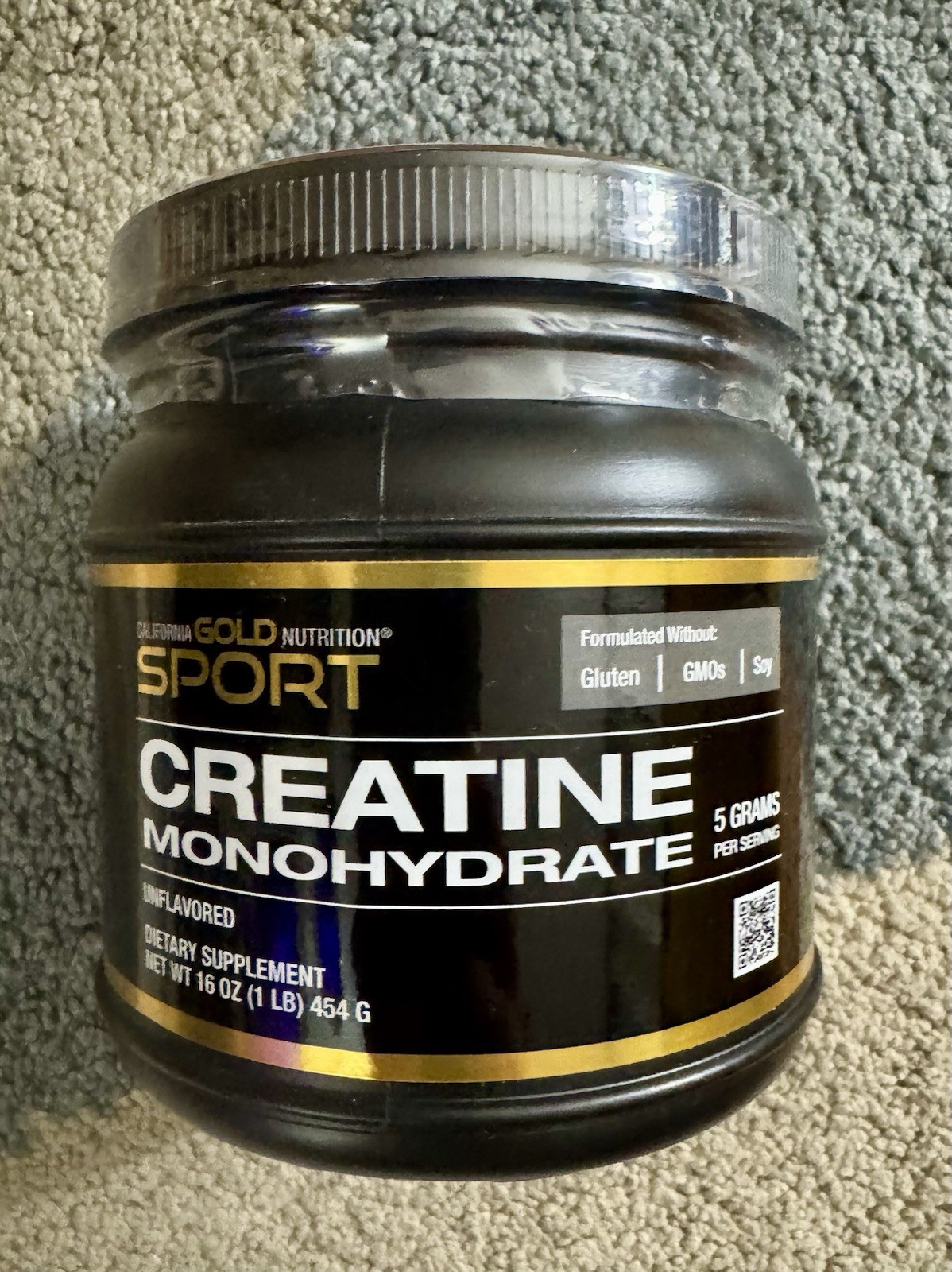 California Gold Nutrition Sport, Creatine Monohydrate, Unflavored 16 oz