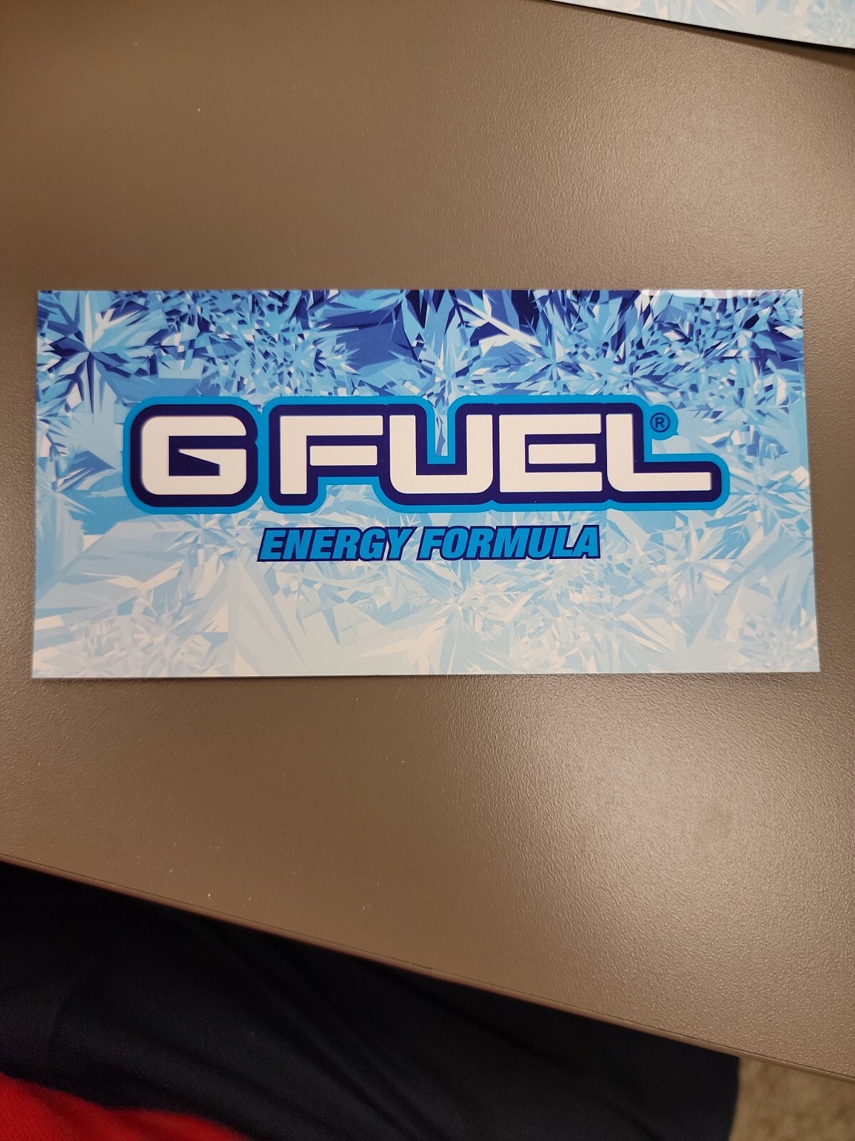 Gfuel Gamma Labs Blue Ice Sticker Limited