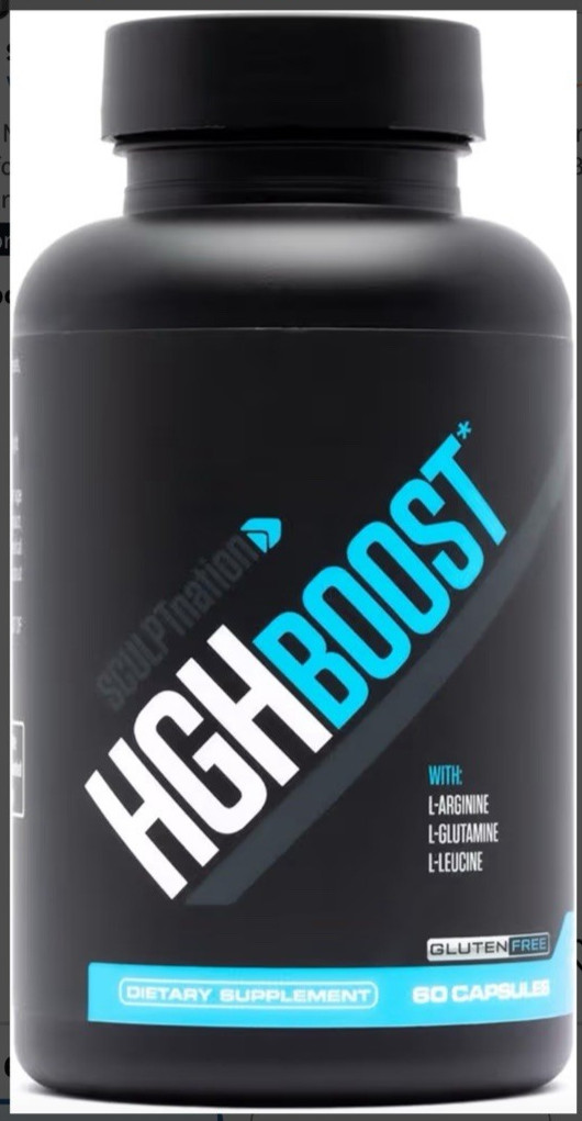 HGH BOOST Human Growth Hormone Muscle build Lean Fat Burn Sex – 60 Capsules