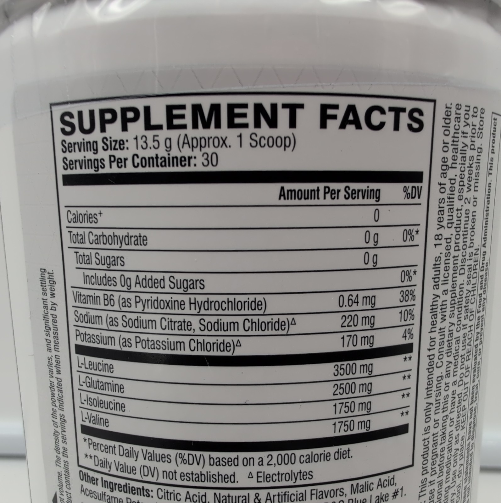 XTEND Original 7g BCAA Blue Raspberry Ice Muscle Recovery 30 Serv 14.3oz BB 8/27