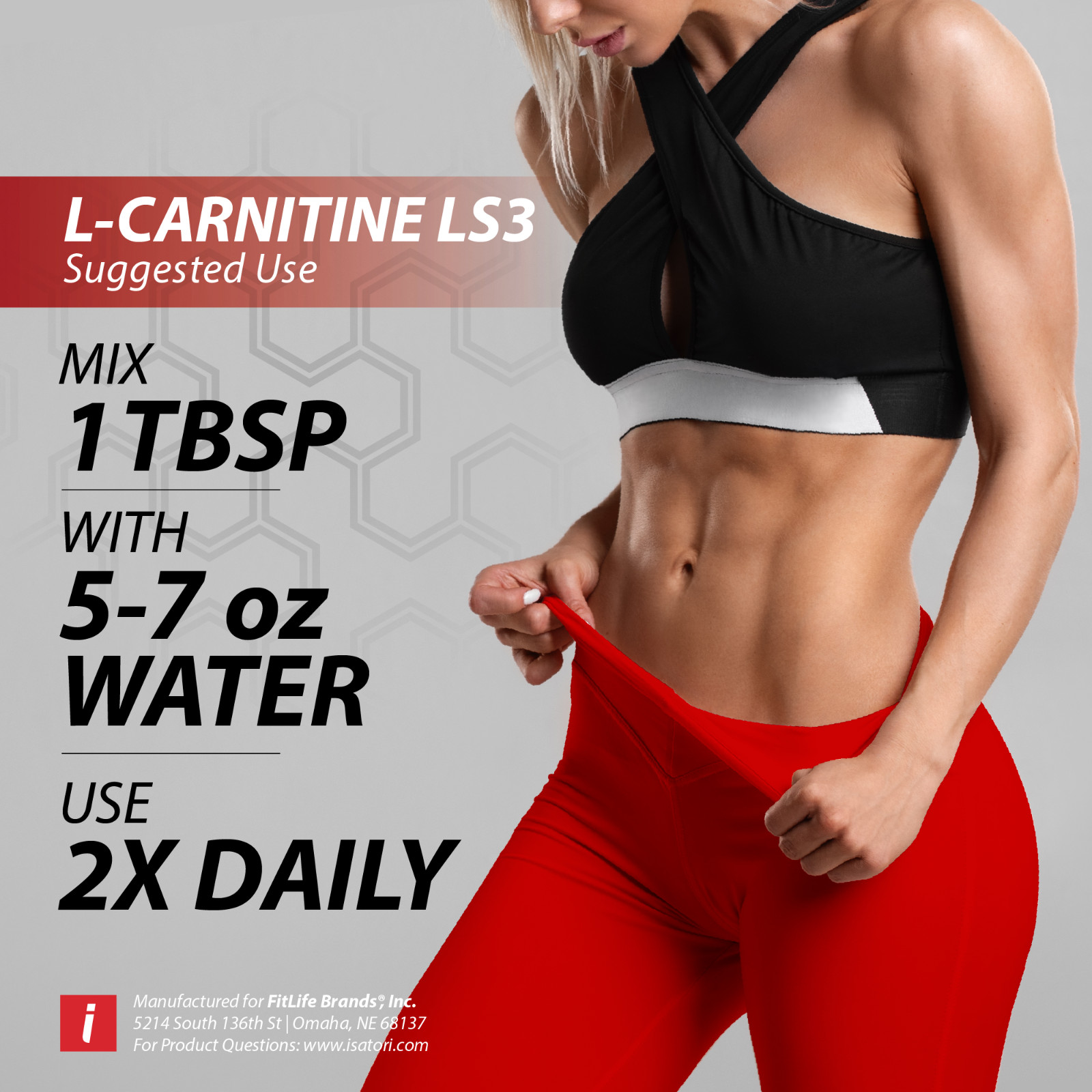L-CARNITINE LS3 1500 Fat Loss – Metabolism – Pink Lemonade 1500mg (32 Servings)
