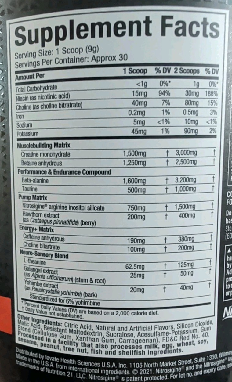 MuscleTech Vapor X5 Pre Workout Powder for Muscle & Energy Miami Spring Break