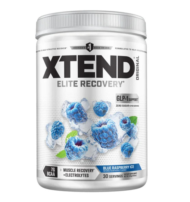 XTEND Original BCAA Powder Blue Raspberry Ice 7g BCAA 30 Servings
